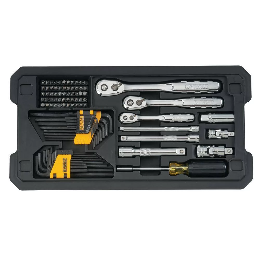 DEWALT Mechanics Tool Set (226-Piece) with TOUGHSYSTEM 2.0 22 in. Medium Tool Box