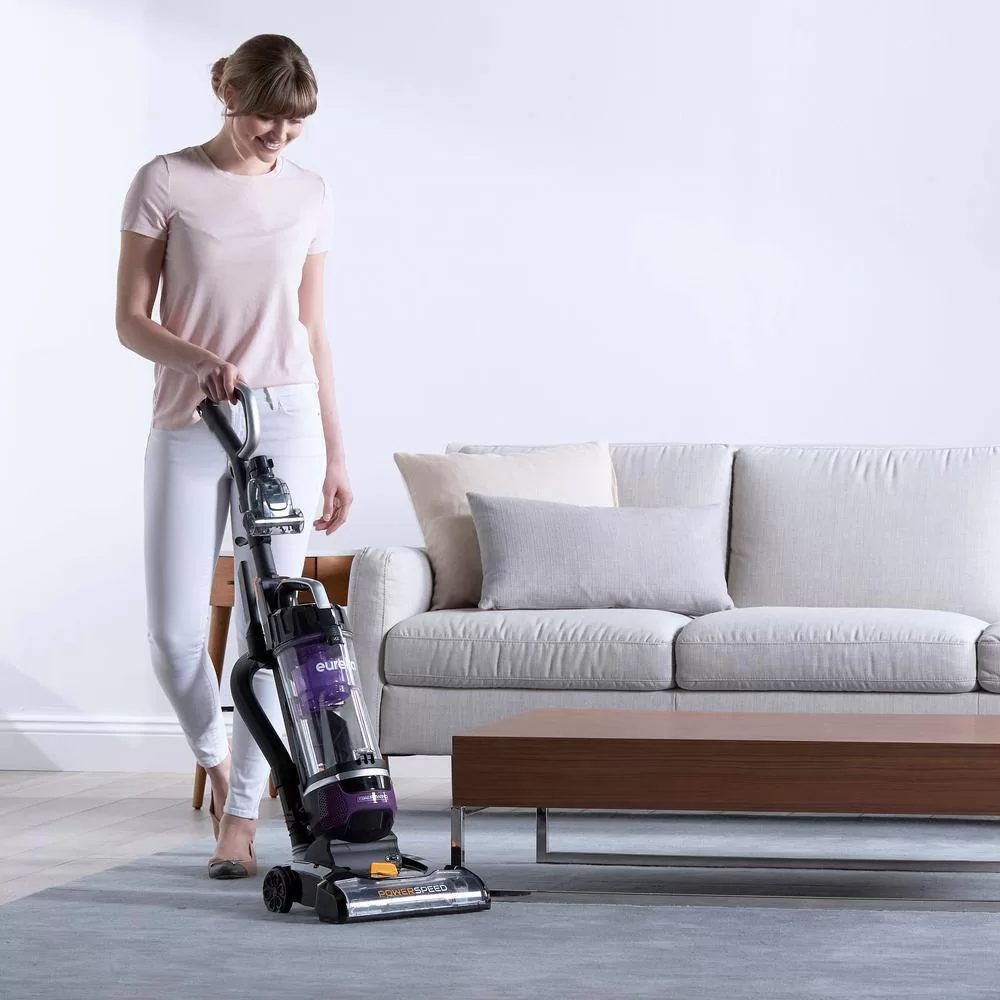 Eureka NEU203 PowerSpeed Pet Cord Rewind Upright Bagless Vacuum Cleaner