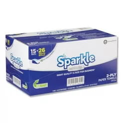 Georgia-Pacific GPC2717714 Sparkle Ps 8.8 in. x 11 in. White Premium Perforated Kitchen Paper Towel Roll
