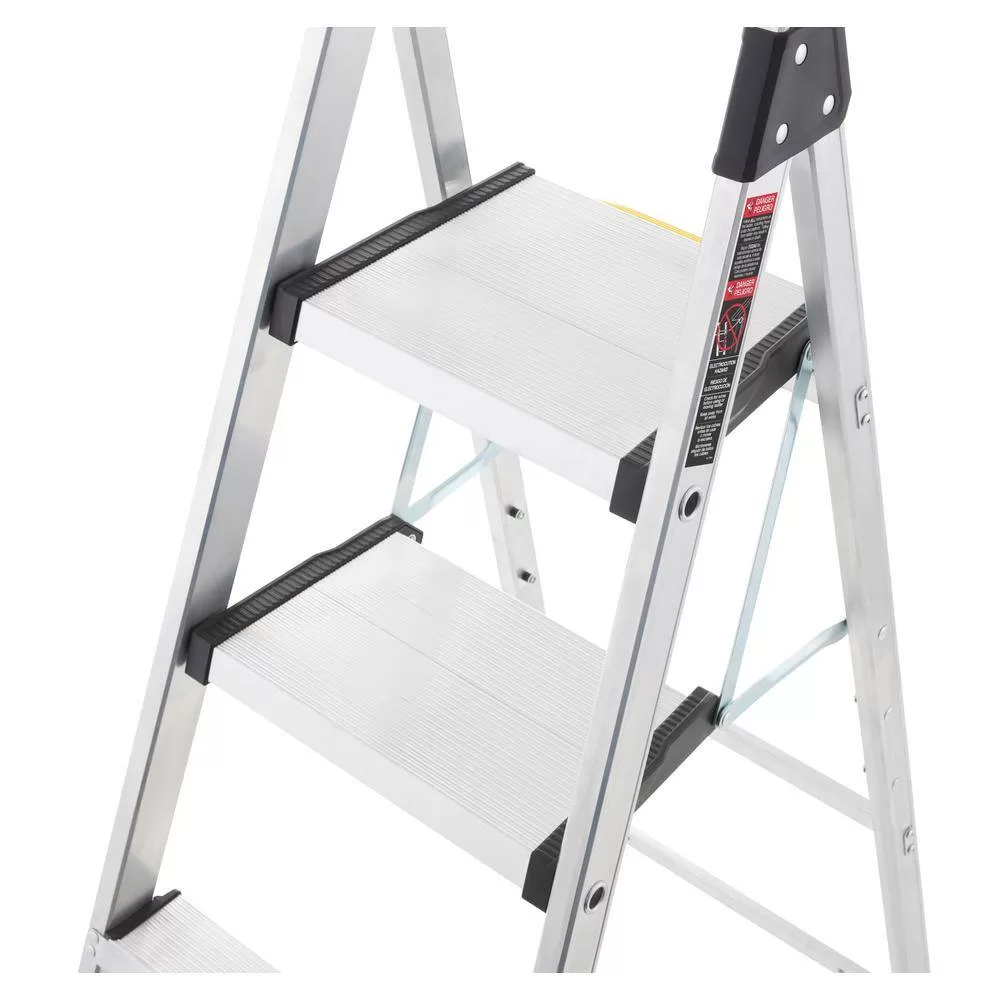 Gorilla Ladders 5.5 ft. Aluminum Dual Platform Heavy-Duty Ladder, 300 lb. Capacity Type IA Duty Rating