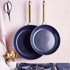 GreenPan Reserve Ceramic Nonstick Fry Pans, Set of 2 - Taupe