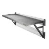 Gladiator GAWA45SFTG Premier Series 20 in. x 45 in. Metal Garage Wall Shelving in Hammered Granite