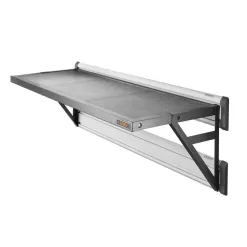 Gladiator GAWA45SFTG Premier Series 20 in. x 45 in. Metal Garage Wall Shelving in Hammered Granite