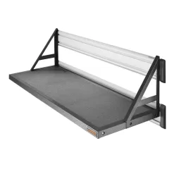 Gladiator GAWA45SFTG Premier Series 20 in. x 45 in. Metal Garage Wall Shelving in Hammered Granite