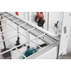 Gladiator GALS48M4JW GearLoft Hammered White Adjustable Height Metal Overhead Storage Rack (48 in W x 96 in D)
