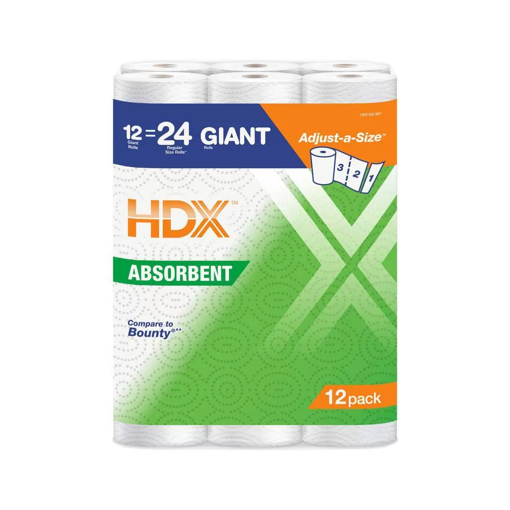 HDX 22015 Select-A-Size Paper Towels (24-Roll)