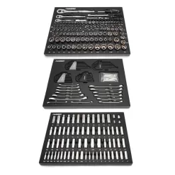 Husky Mechanics Tool Set in EVA Trays (290-Piece)