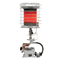 Dura Heat TT-360 Propane(LP) 360 Degree Tank Top Heater, Length: 8.9in, Width: 8.9in, Height: 20.24in,Silver