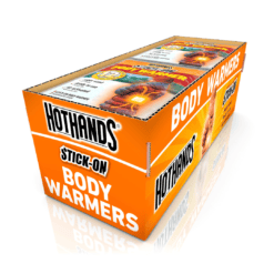 HotHands Body Warmers With Adhesive - Long Lasting Safe Natural Odorless Air Activated Warmers - 40 Individual Warmers