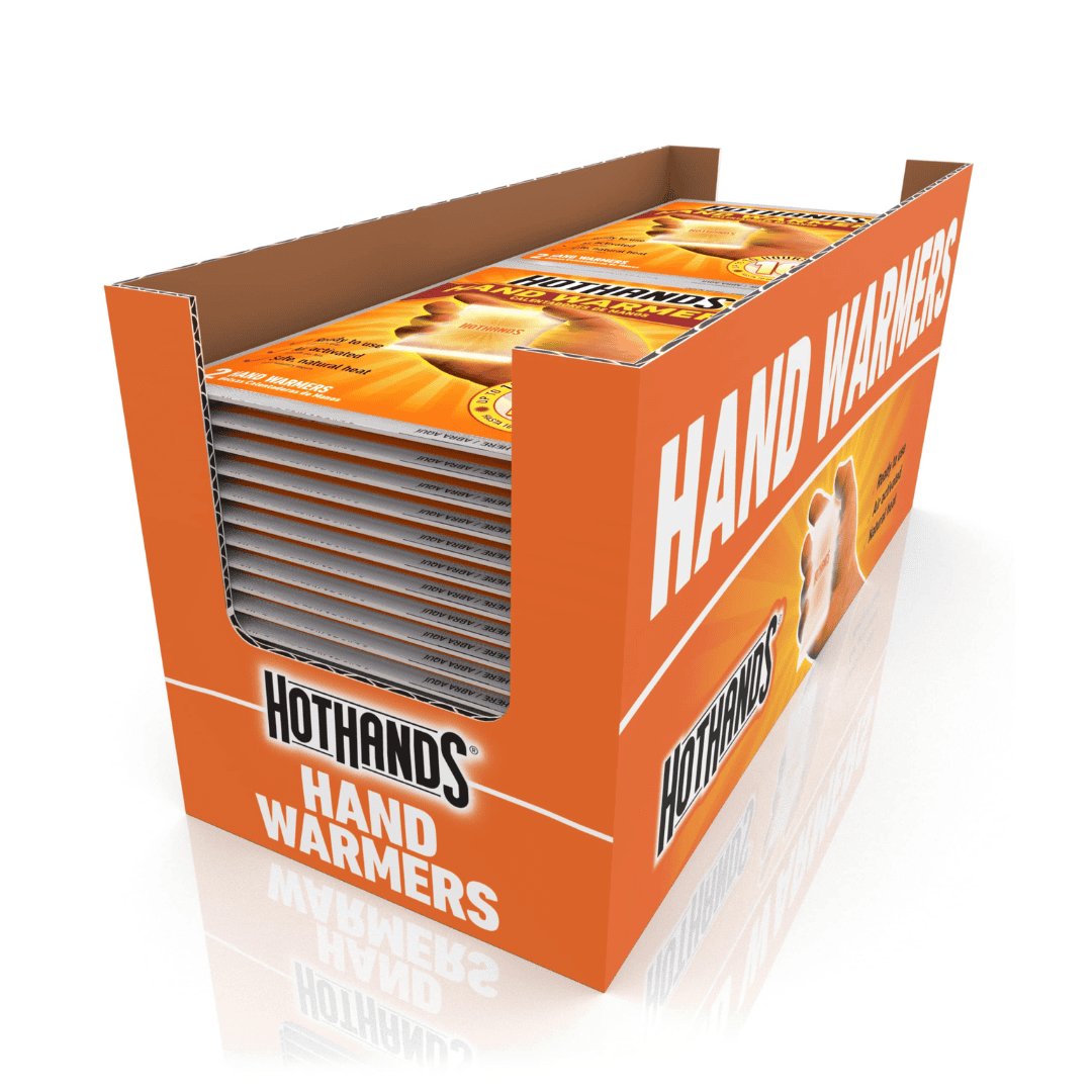 HotHands Hand Warmers - Long Lasting Safe Natural Odorless Air Activated Warmers - Up to 10 Hours of Heat - 40 Pair