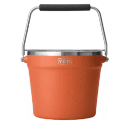YETI Rambler Beverage Bucket, Double-Wall Vacuum Insulated Ice Bucket with Lid, Desert Clay