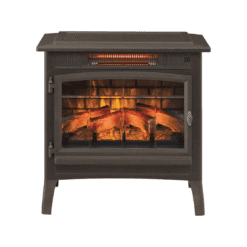 Duraflame Electric Infrared Quartz Fireplace Stove with 3D Flame Effect, Bronze