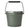 YETI Rambler Beverage Bucket, Double-Wall Vacuum Insulated Ice Bucket with Lid, Camp Green