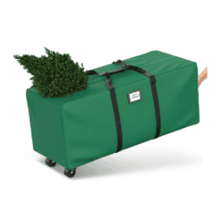 Mrrihand Christmas Tree Storage Bag 9Ft, Large Artificial Anti-Tear Heavy-Duty 600D Oxford Cloth Xmax Christmas Tree Storage Box 9FT