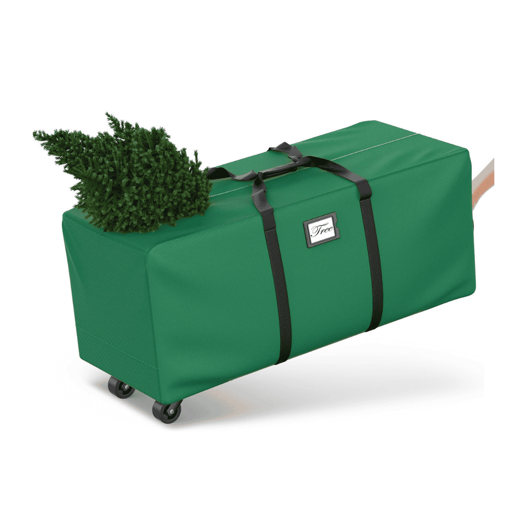 Mrrihand Christmas Tree Storage Bag 9Ft, Large Artificial Anti-Tear Heavy-Duty 600D Oxford Cloth Xmax Christmas Tree Storage Box 9FT