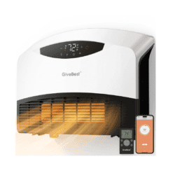 GiveBest Electric Wall Heater with WiFi and Remote Control, Floor or Wall Mounted Heater, Large Room Coverage