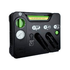 Slime 50122 Flat Tire Puncture Emergency Kit, Includes Sealant and Tire Inflator Pump, 10 Min Fix