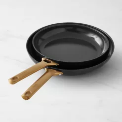 GreenPan Reserve Ceramic Nonstick Fry Pans, Set of 2 - Taupe