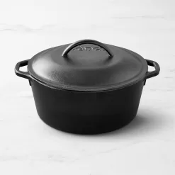 Lodge Seasoned Cast Iron Dutch Oven - 7qt