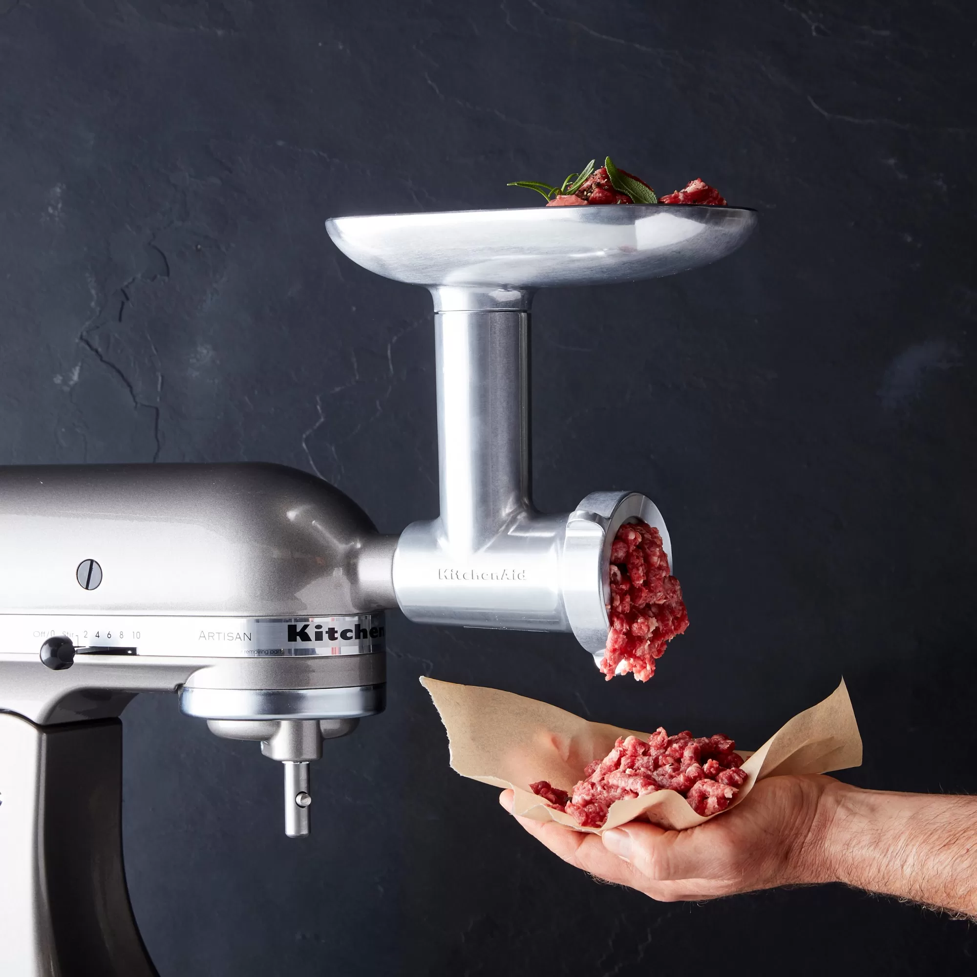KitchenAid Mixer Metal Food Grinder Attachment
