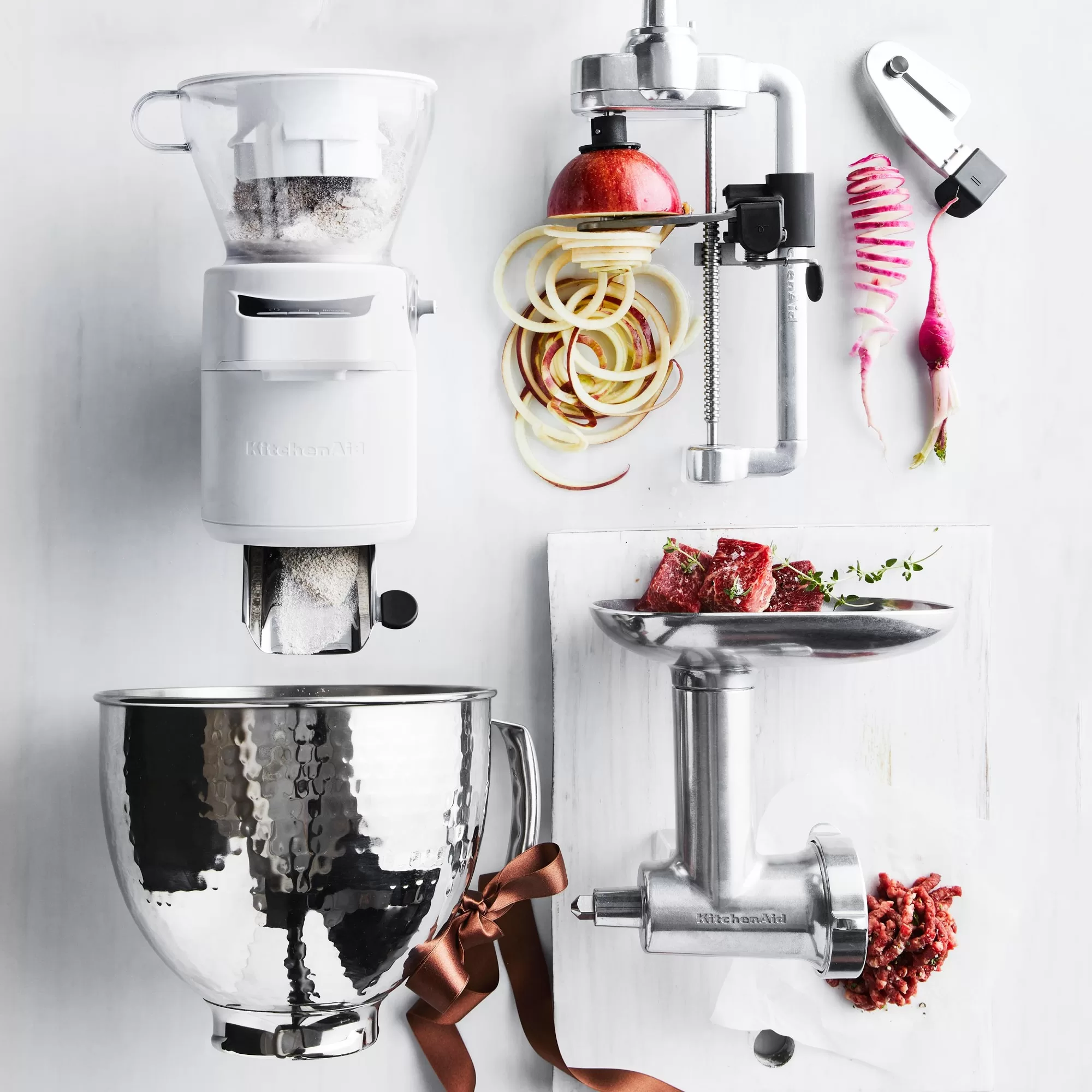 KitchenAid Mixer Metal Food Grinder Attachment