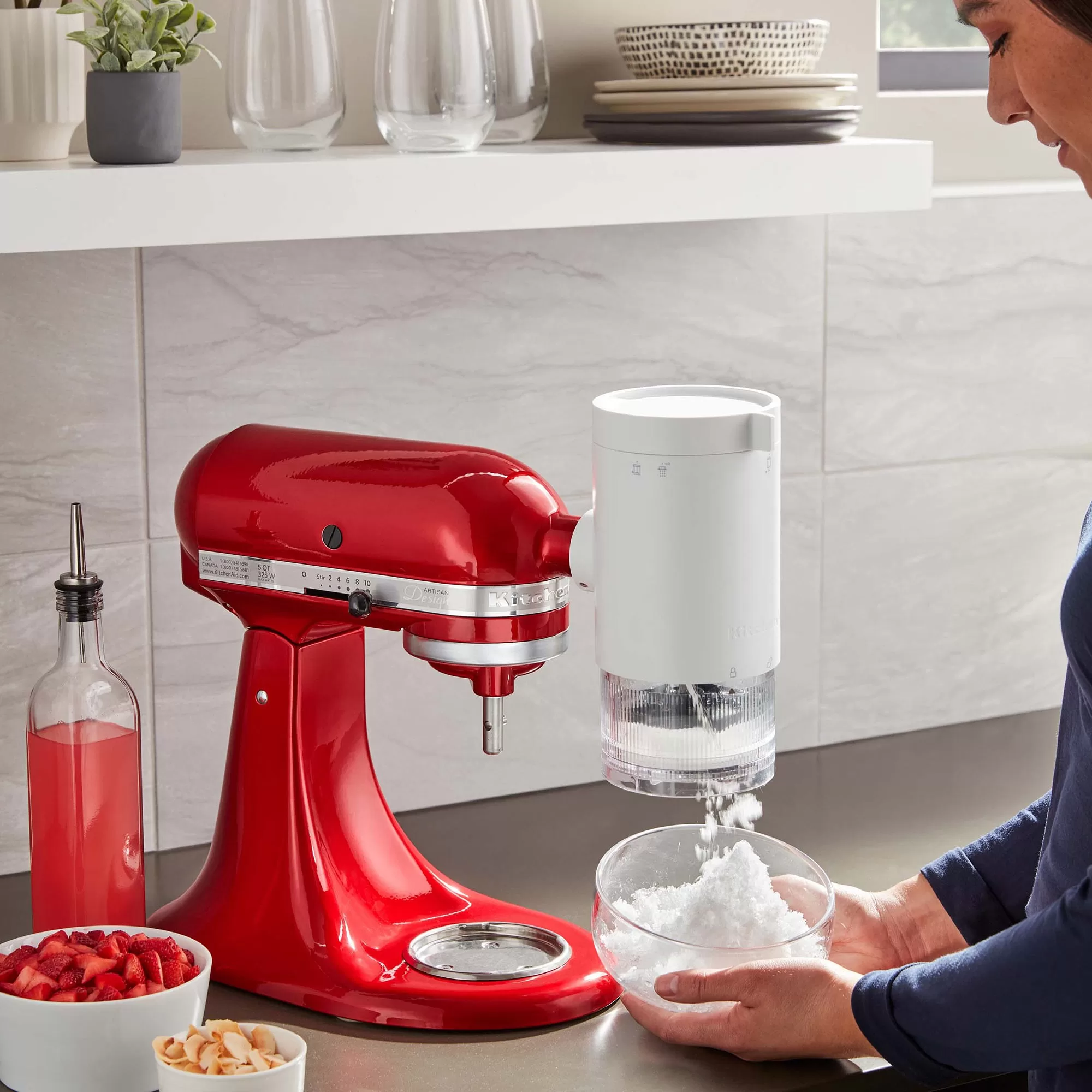 KitchenAid Shave Ice Attachment - Red