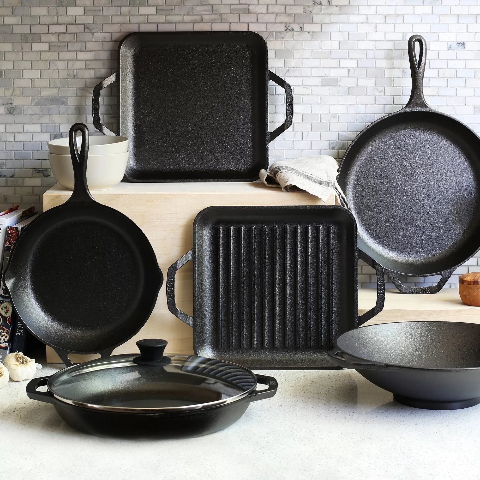Lodge Chef Collection Seasoned Cast Iron Skillet - Size 12''