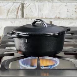 Lodge Seasoned Cast Iron Dutch Oven - 7qt