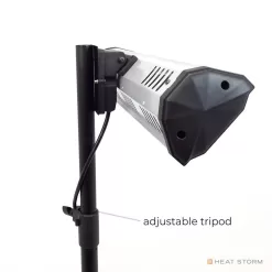 Heat Storm HS-1500-TT Tradesman 1,500-Watt Electric Outdoor Infrared Quartz Portable Space Heater with Tripod and Wall/Ceiling Mount