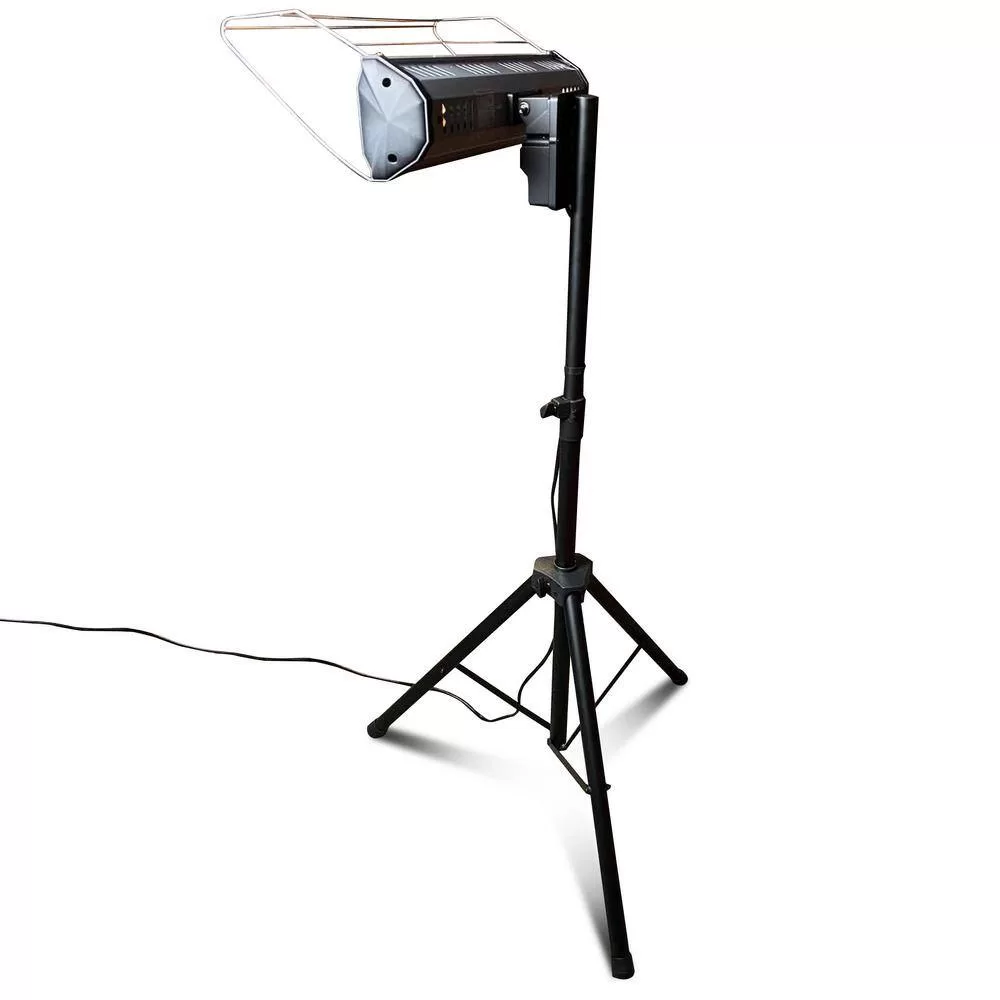 Heat Storm HS-1500-TT-R Tradesman 1,500-Watt Electric Outdoor Infrared Quartz Portable Space Heater with Tripod, Wall/Ceiling Mount and Remote