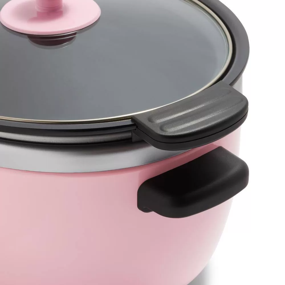 GreenLife 6 Qt. Pink Slow Cooker, Pink