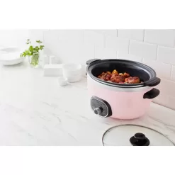 GreenLife 6 Qt. Pink Slow Cooker, Pink