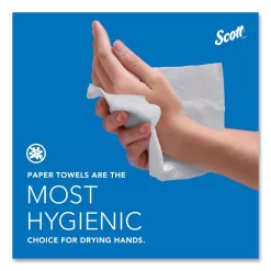 Scott KCC37490 Essential Multi-Fold Towels 8 x 9 2/5 in White (250 Sheets per Pack, 16 Packs per Carton)