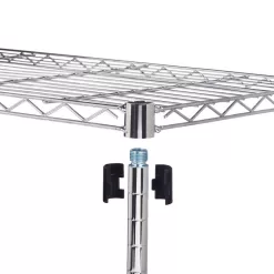 Winado Silver 5-Tier Heavy Duty Steel Freestanding Garage Storage Shelving Unit (17.72 in. W x 71 in. H x 21.65 in. D)