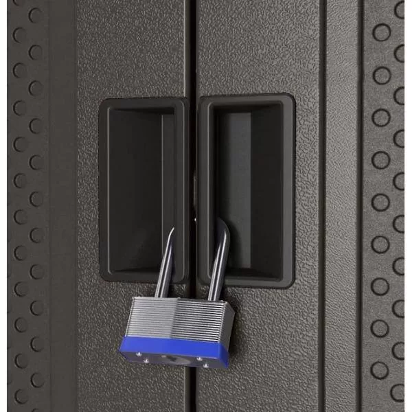 Suncast Commercial BMCCPD3000R 30 in W x 30 in H x 12 in D 1-Shelf Wall Mounted Resin Garage Cabinet in Slate
