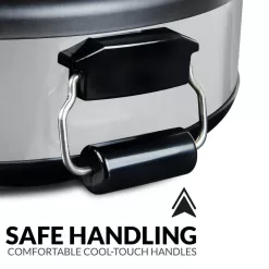 HomeCraft Triple 1.5 qt. Stainless Steel Slow Cooker Buffet