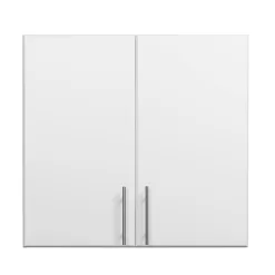 Prepac WEW-3230 Composite Wall Mounted Garage Cabinet in White (32 in. W x 30 in. H x 12 in. D)