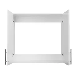 Prepac WEW-3230 Composite Wall Mounted Garage Cabinet in White (32 in. W x 30 in. H x 12 in. D)