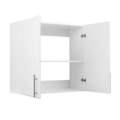 Prepac WEW-3230 Composite Wall Mounted Garage Cabinet in White (32 in. W x 30 in. H x 12 in. D)