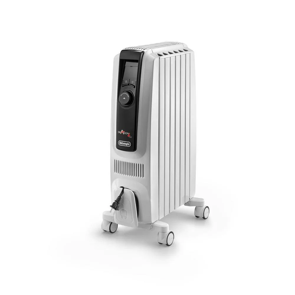 DeLonghi TRD50615E 1500-Watt 5120 BTU Electric Oil Filled Radiator Space Heater Quiet Full Room Comfort