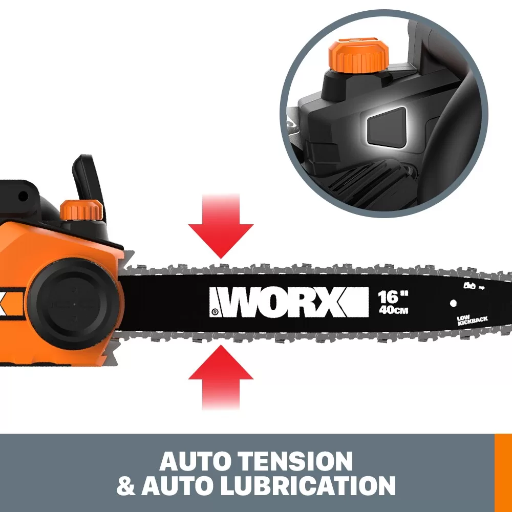 WORX 16-in Corded Electric 14.5 Amp Chainsaw