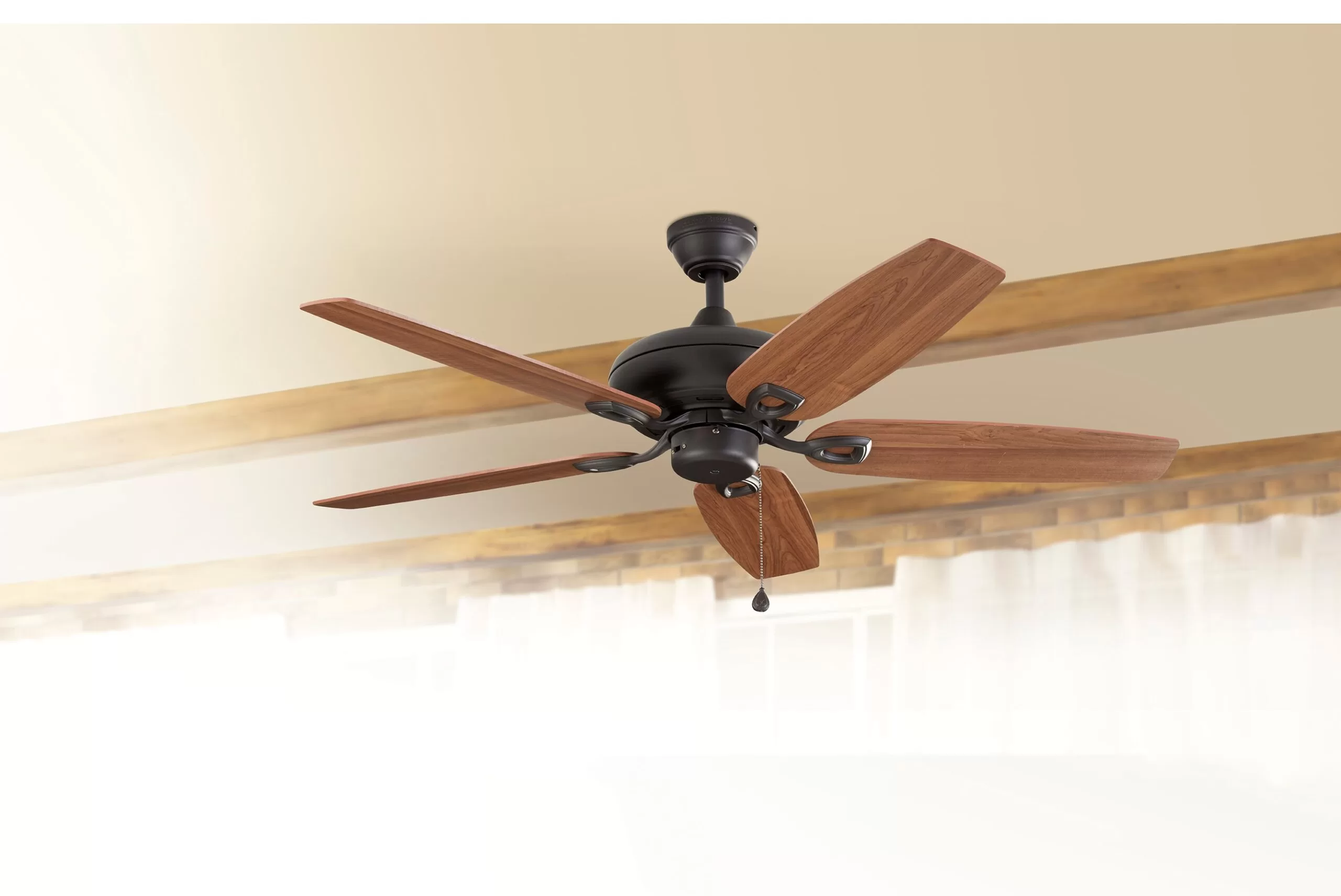 Harbor Breeze Coastal Creek 52-in Bronze Indoor Downrod or Flush Mount Ceiling Fan with Light (5-Blade)