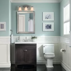 Style Selections Drayden 30-in Heirloom Single Sink Bathroom Vanity with White Cultured Marble Top