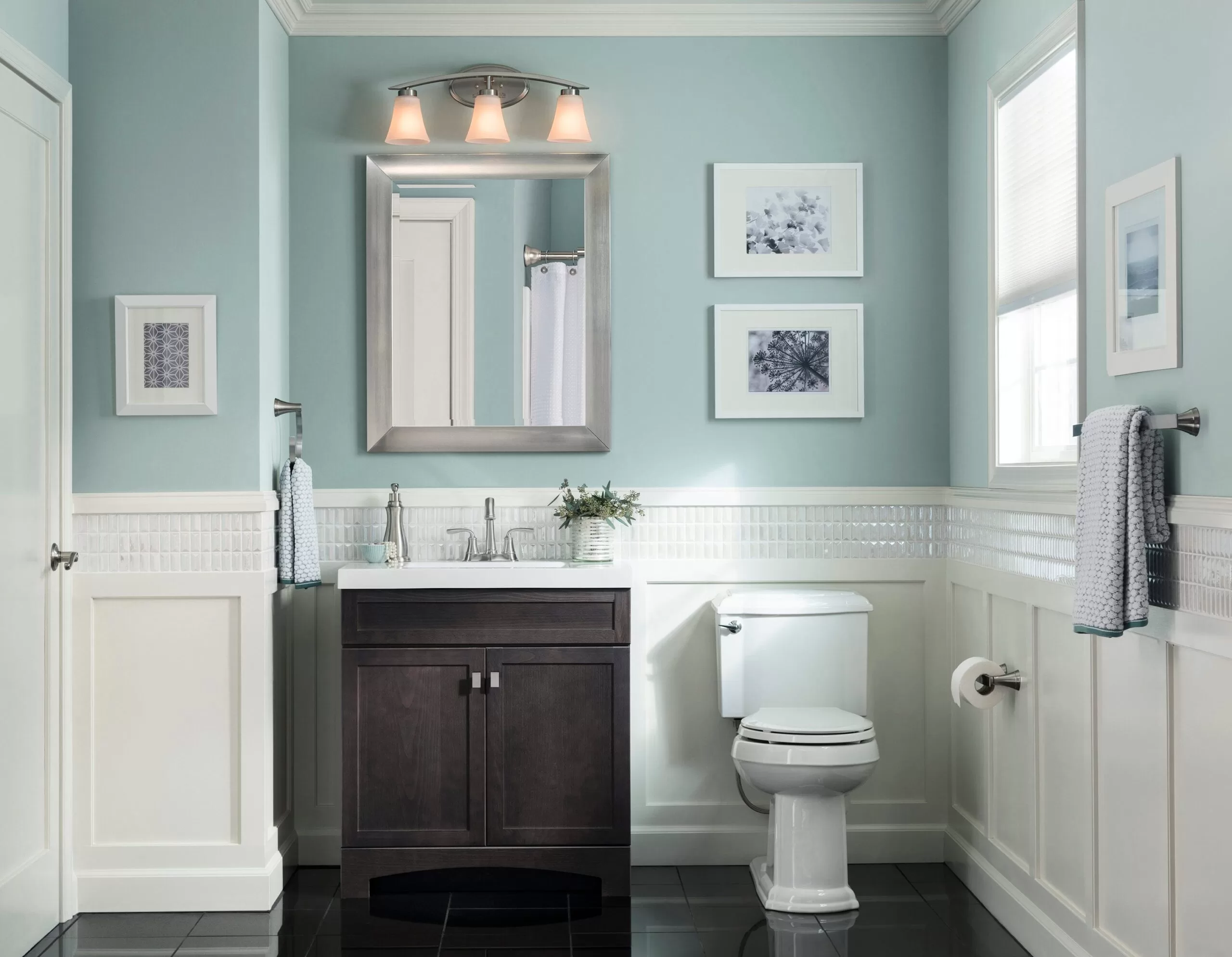 Style Selections Drayden 30-in Heirloom Single Sink Bathroom Vanity with White Cultured Marble Top