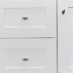 Diamond NOW Palencia 36-in White Bathroom Vanity Base Cabinet without Top