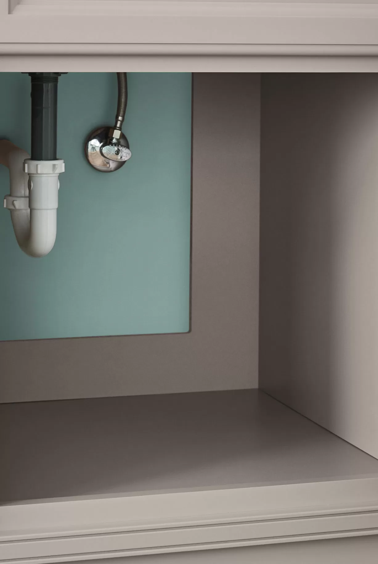 Diamond NOW Calhoun 30-in Cloud Gray Bathroom Vanity Base Cabinet without Top