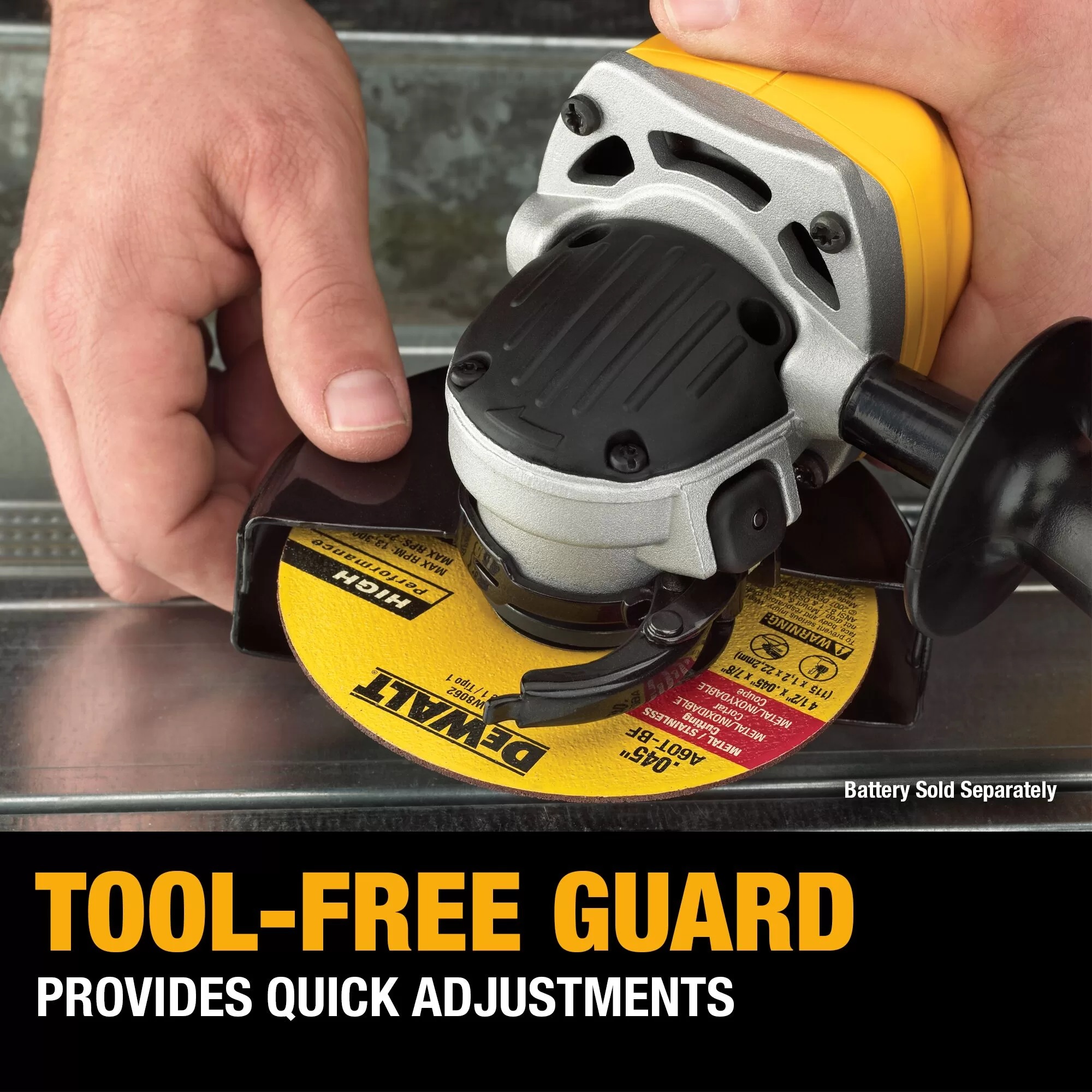 DEWALT 4.5-in 20-volt Max Trigger Switch Cordless Angle Grinder (Tool Only)