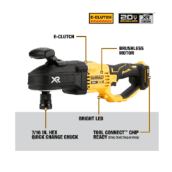 DEWALT DCD443B XR POWER DETECT 20-volt Max 7/8-in Brushless Right Angle Cordless Drill