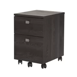 South Shore Furniture Interface Grey Oak 2-Drawer File Cabinet