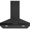 Winflo 30-in 284-CFM Convertible Black Wall-Mounted Range Hood